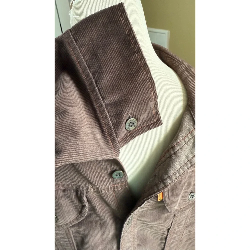 Vintage Levis Panatela Tops Brown Corduroy Shirt Jacket Orange Tab 70s Mens L - Picture 12 of 16
